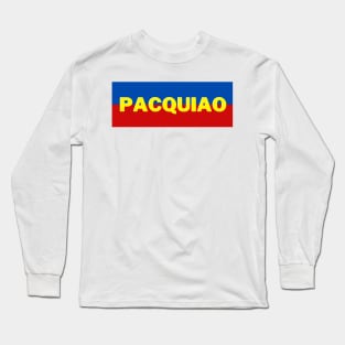 Pacquiao Surname Long Sleeve T-Shirt